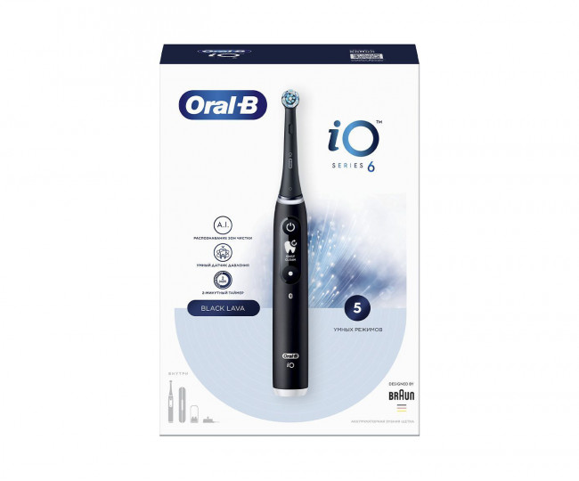 Электрическая зубная щетка Oral-B iO Series 6 iOM6.1B6.3DK Black